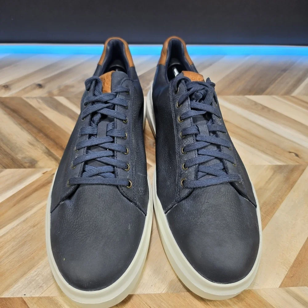 Cole Haan GrandPro Rally LTT Sneakers Shoes Navy Suede Mens Size 13 M Lace Up